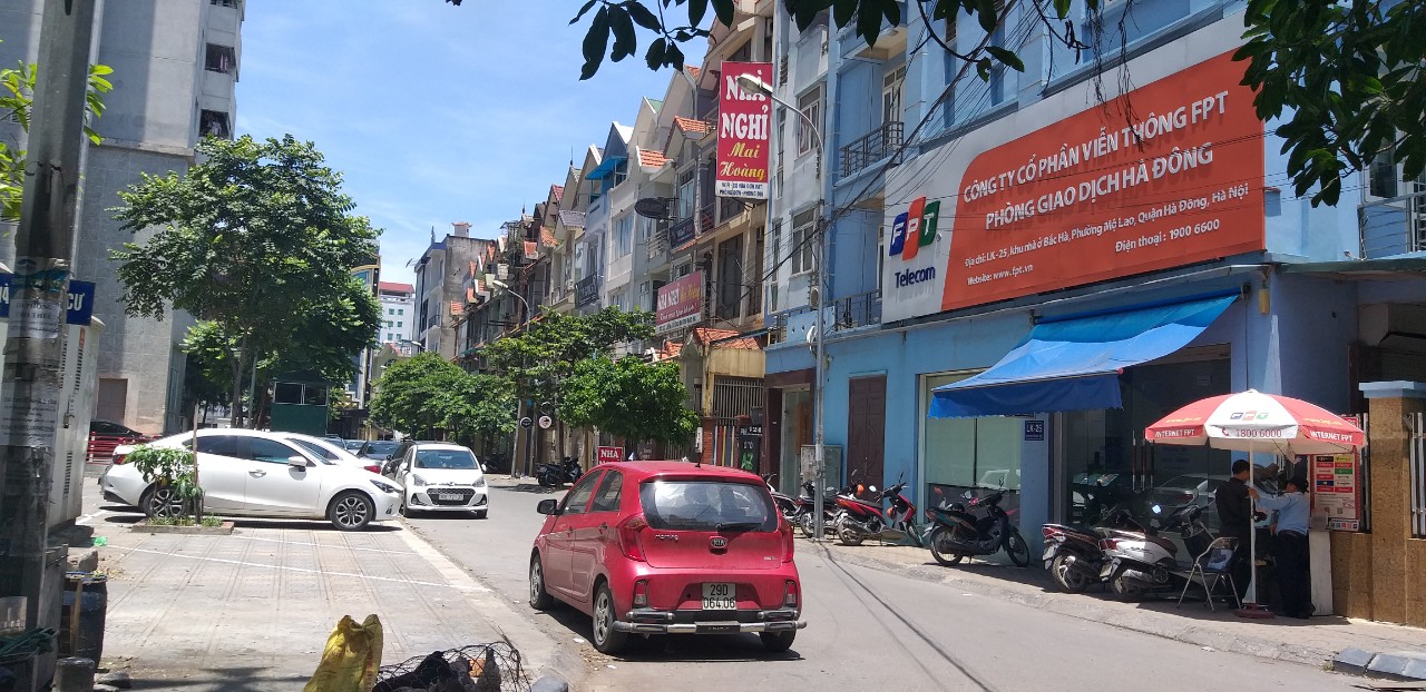 Bán nhà phố An Hòa-Hà Đông; 2 mặt đường ô tô, văn phòng